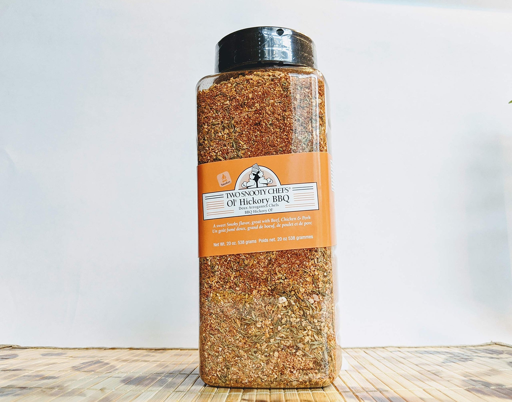 Two Snooty Chefs Ol Hickory BBQ Seasoning, 20-Ounce