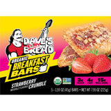 Dave's Killer Bread Strawberry Crumble Naturally Flavored Organic Breakfast Bars, 5 Ct
