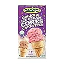 Lets Do Organic Ice Cream Cones - Sugar Cones for Ice Cream, Mini Ice Cream Cones, Ice Cream Cups, Crispy Cones, Mini Cake Cones - 1.2 Oz (Pack of 1)