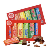 Tony’s Chocolonely Rainbow Chocolate Candy Bar Variety Pack, Belgian Dark & Milk Chocolate With Sea Salt, Caramel, Almond, Hazelnut, & Nougat, Made