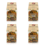 Sophia Foods Four-Color Bronze Dye Riccioli Pasta, 1lb Bag (4-Pack) - Organic, Artisanal, and Made in Italy