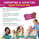 Appleways Apple Oatmeal Bars, 2.4 oz, 160 Count - Individually Wrapped, Whole Grain Soft Baked Oat Snack Bars, Healthy and Nut-Free Breakfast Bar