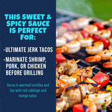 Ortega Caribbean Jerk Taco Sauce, Sweet and Spicy Sauce and Marinade, 8 Ounce