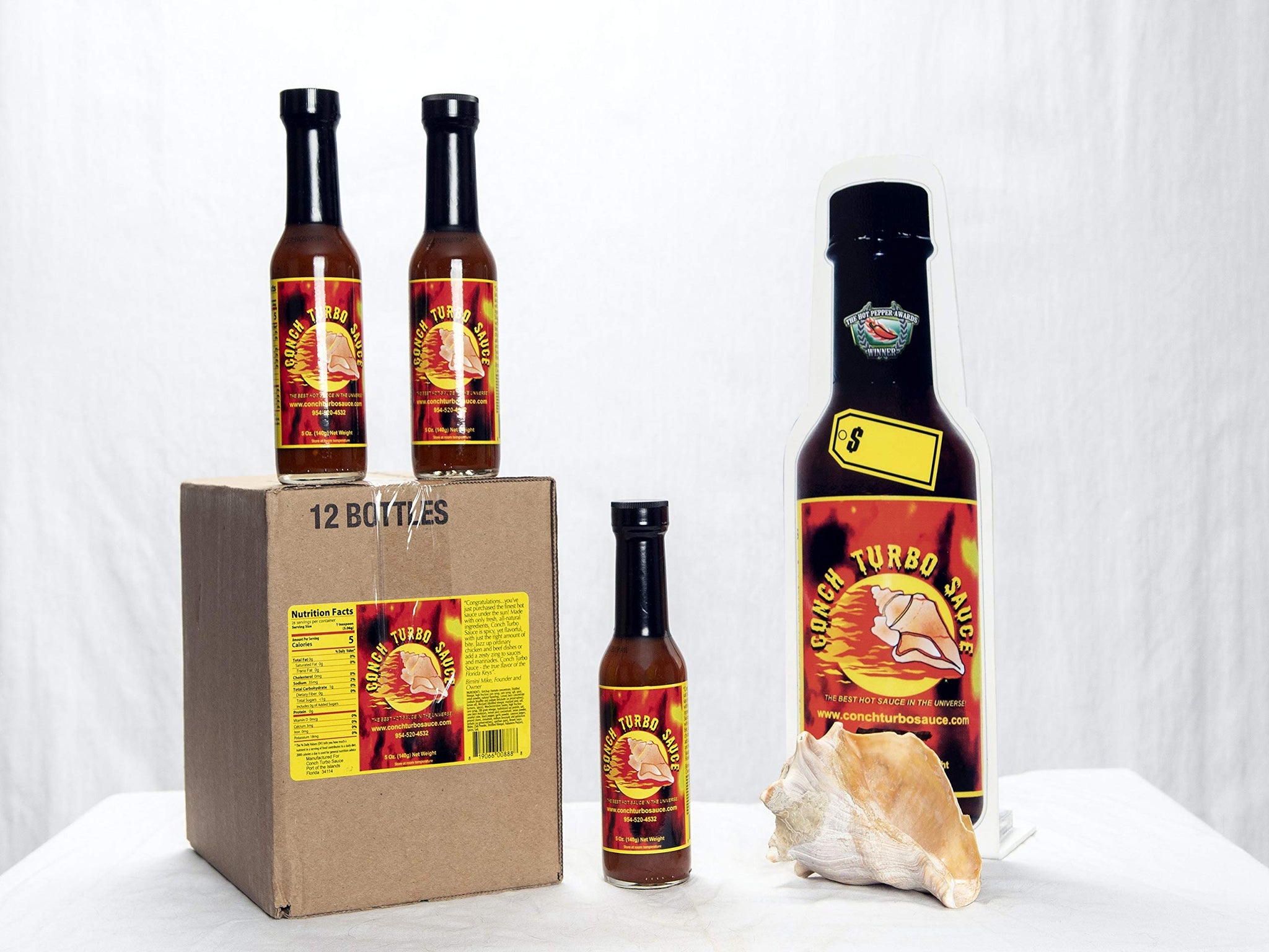 Conch Turbo Original Recipe Sauce - Case of 5 oz.
