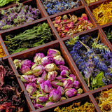 RobuFlow Herbal Tea for Feminine Balance - 20 Tea Bags (3.5 oz) - Natural Blend with Cranberry, Blueberry, Dried Peach, Hawthorn & Roselle - Supports