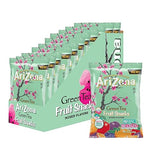 AriZona Green Tea Fruit Snacks, Gluten Free Mixed Fruit Gummy Chews 5 Ounce Individual Single Serve Bags, Green Tea,(Pack of 12)