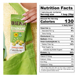 Biena Edamame Beans Snack High Protein Snacks - Healthy Office Snacks For Adults and Kids, 13g of Protein, 130 Low Calorie, Crunchy Edamame, Vegan