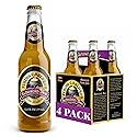 Flying Cauldron Butterscotch Beer Bottle, Pack of 4 (12 fl oz each) - Non Alcoholic Butterscotch beer made with Cane Sugar - Exotic Soda Ideal for All