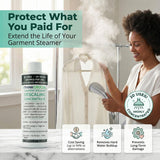 Think Crucial Garment Steamer Descaler - 20 Uses, 94% Savings - Compatible with Jiffy J-2000 J-4000 Conair SALAV - 8 fl oz