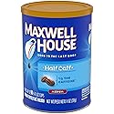 Maxwell House Half Caff Medium Roast Ground Coffee (11 oz Canister)