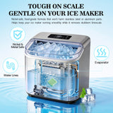 Bellaluce Ice Machine Cleaner Tablets, 32 Effervescent Descaling Tabs, Nickel Safe Cleaner for Countertop, Nugget, Portable & Commercial Ice Makers