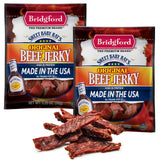 Bridgford Sweet Baby Ray’s Beef Jerky Original 3.25 oz Pack of 2 - Healthy High Protein Beef Jerky for Your Dietary Preferences - Ready-to-Eat Snacks