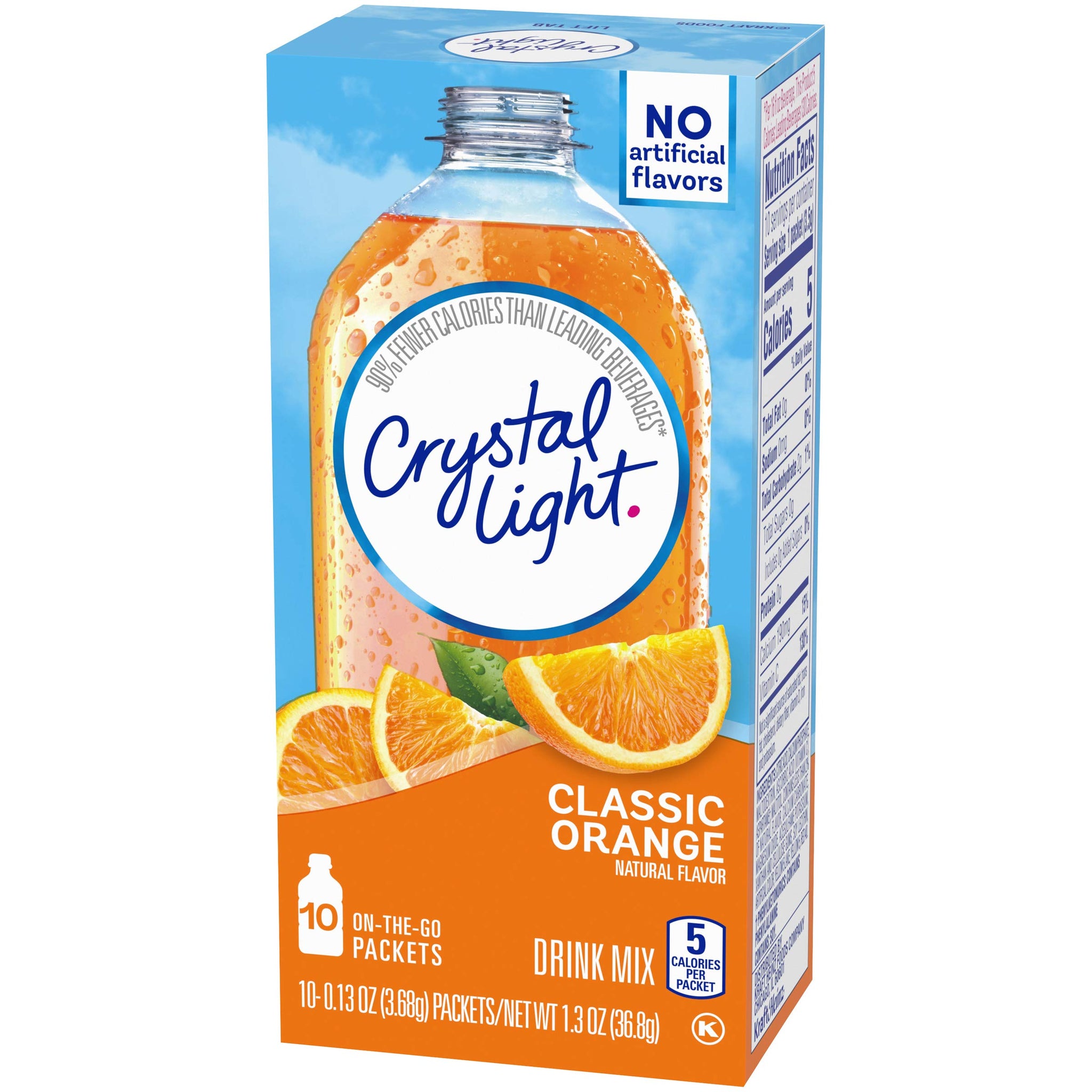 Crystal Light Classic Orange Drink Mix (10 On-the-Go Packets)