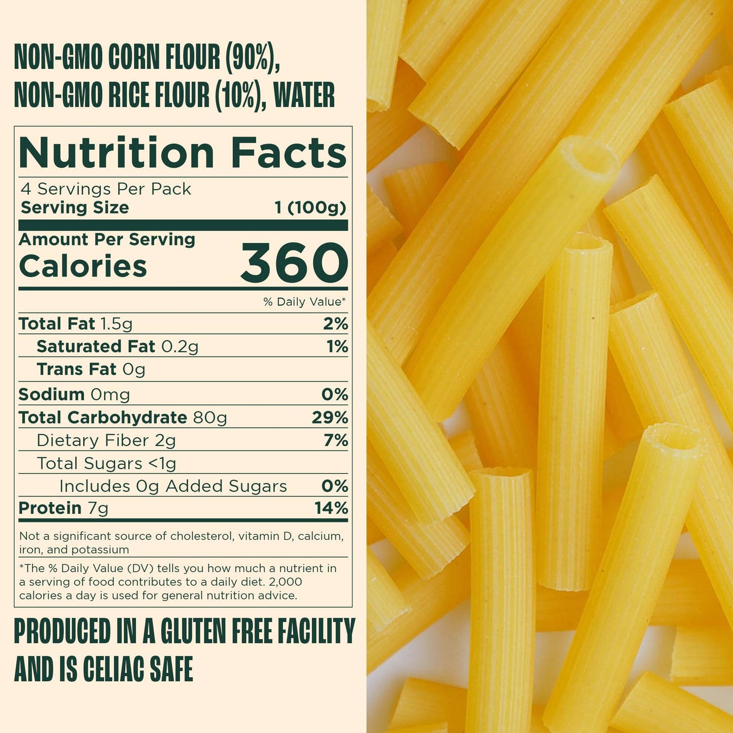 Giadzy by Giada De Laurentiis 3 Pack Gluten Free Ziti Pasta - Made in Italy, Artisanal, Clean Ingredients - Non GMO