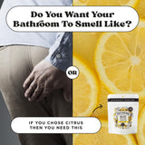 Poo-Pourri Before-You-Go 2-in-1 Toilet Potty Pods, Original Citrus, 5 Ct, Bathroom Odor Deodorizer and Toilet Cleaner with Essential Oils, Lemon