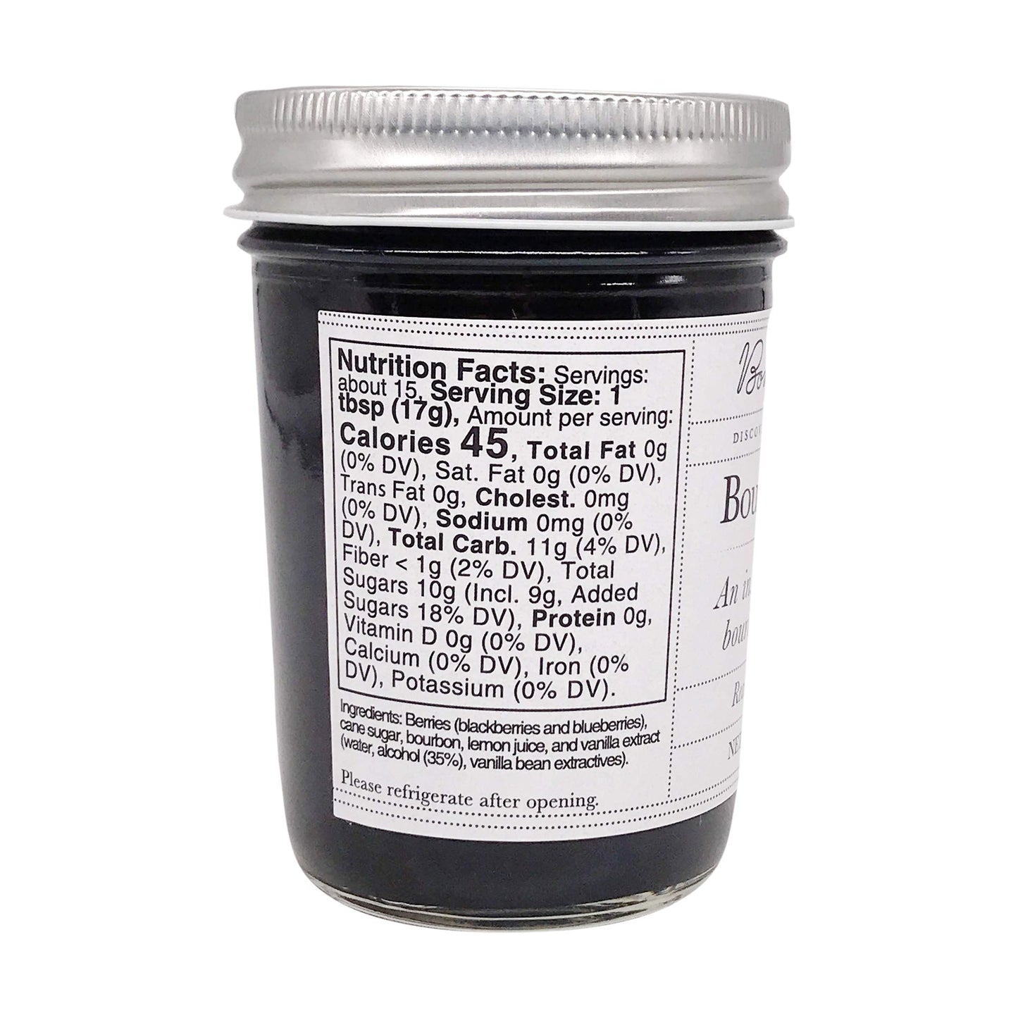 Bonnies Jams Bourbon Berry Jam, 9 OZ