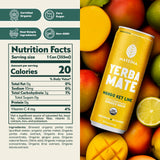 Mateina Organic Mango Key Lime Yerba Mate, 12 Fl Oz