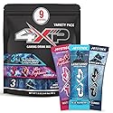 4XP Joystick Variety Pack | Nine Single?Serve Gaming Energy Drink Sticks with Blue Raspberry, Watermelon & White Gummy Flavors | Low Caffeine