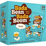 Enlightened Bada Bean Bada Boom - Plant-Based Protein, Gluten Free, Vegan, Crunchy Roasted Broad (Fava) Bean Snacks, 100 Calories per Serving, Sea