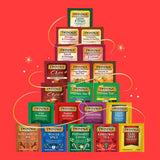 NEW Twinings Tea Advent Calendar Gift Set, 24-Day Holiday Sampler with Black, Green & Herbal Teas, Christmas Countdown Box for Tea Lovers, Brew Joy
