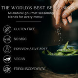 Borsari Seasoned Salt 2-Shaker Gift Set - Everything Bagel Seasoning Blend - Gourmet Seasonings For Steak, Fish, Poultry, & More - (3.2oz Shaker