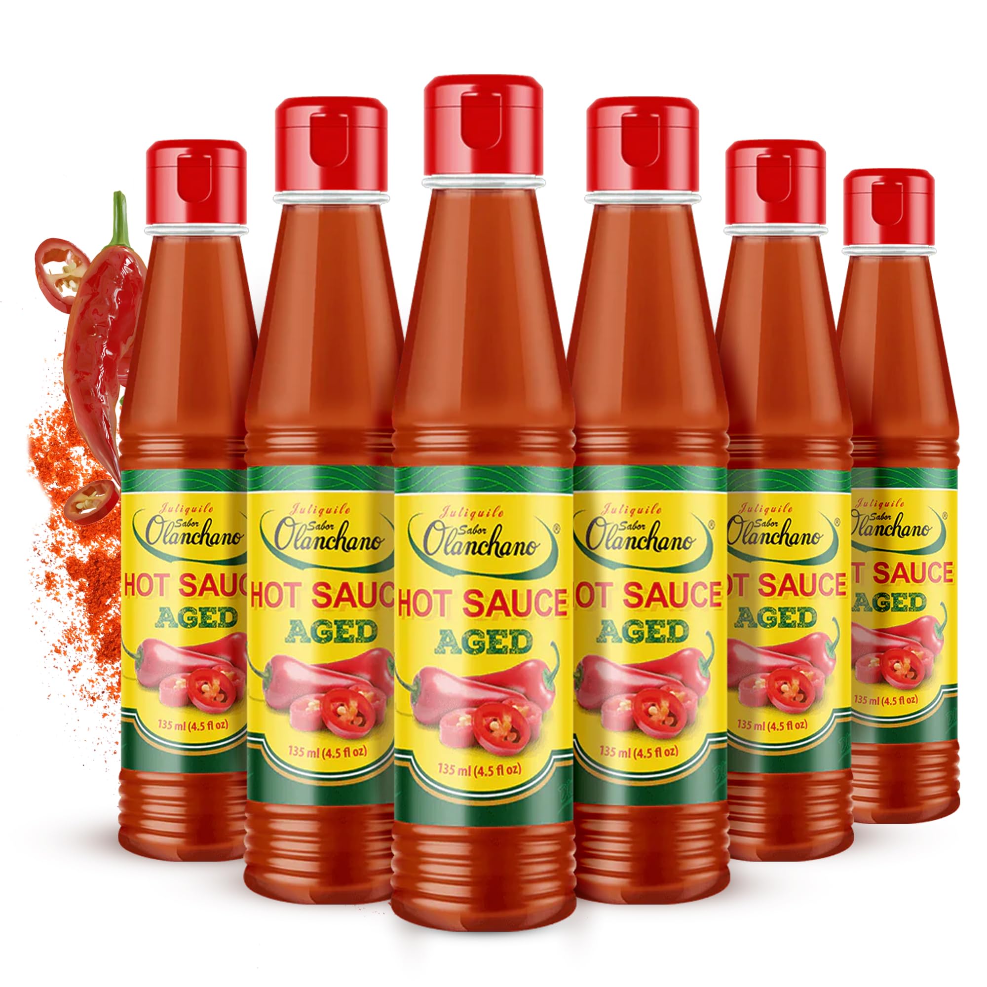 Jutiquile Sabor Olanchano Mild Hot Sauce - Aged Pepper Sauce from Olancho, Honduras - Authentic Central American Flavor, Balanced Heat, Pantry
