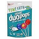 YumEarth Organic Duo Pops, Lollipops with Fruit Chew Centers - Allergy Friendly (Top 9 Free), No Artificial Dyes, Non GMO, Gluten Free, Vegan Candy