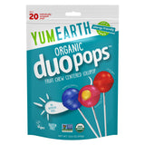 YumEarth Organic Duo Pops, Lollipops with Fruit Chew Centers - Allergy Friendly (Top 9 Free), No Artificial Dyes, Non GMO, Gluten Free, Vegan Candy