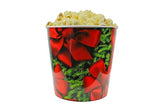 Signature Popcorn, 1-gallon Holidays Red Bow Reusable Plastic Tin - Butter - Christmas/Holiday Gift