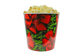 Signature Popcorn, 1-gallon Holidays Red Bow Reusable Plastic Tin - Butter - Christmas/Holiday Gift