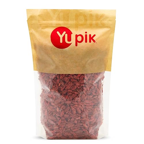 Yupik Natural Dried Goji Berries, 1 lb (16 oz), Gluten-Free, GMO-Free, Dried Fruits, Wolfberries, No Sugar Added, Superfood, High in Vitamin A and C
