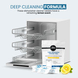 Fuller Dishwasher Cleaner Tabs - Lemon Scent - Eliminates Limescale, Grease & Odors - Septic Safe, Compatible with All Dishwasher Types - (Pack of 2)