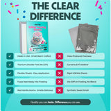 Edible Frosting Sheets Icing Paper - 8.5" x 11" - 25 Sheets - Made in USA - Easy Peel, Smooth Finish - For Cakes, Cookies & Cupcakes