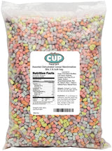 By The Cup Assorted Dehydrated Cereal Marshmallow Bits, 3 lb bulk bag