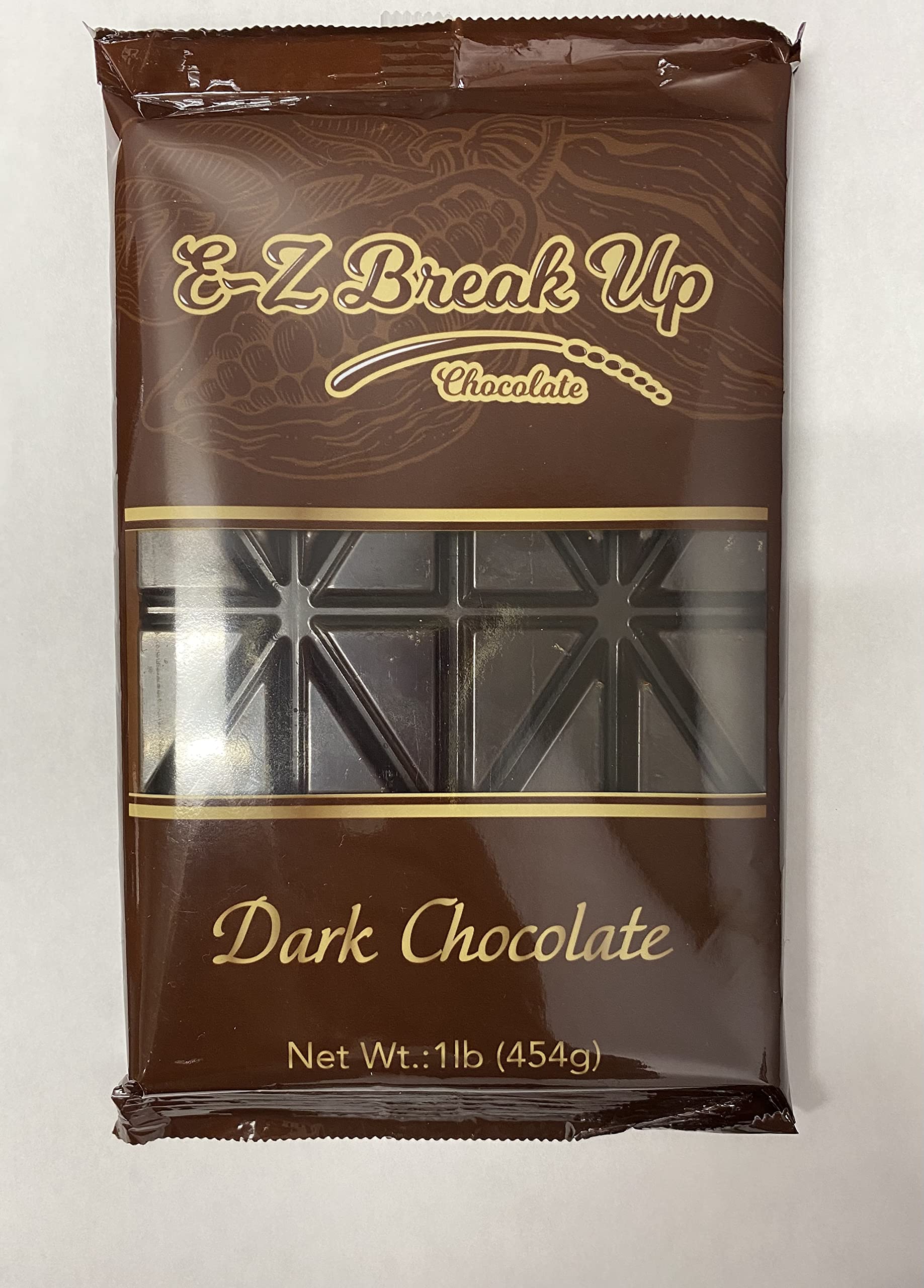 E-Z Break Up Chocolate - 1 Pack 1 LB (Dark Chocolate)