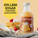 Uncle Bob's Butter Country Rich & Creamy Coconut Syrup for Pancakes and Waffles, Less Sugar, No Corn Syrup, Gluten Free, Made without Artificial Flavors, 16 fl oz Bottle