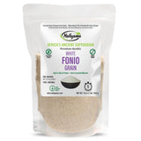 Nafajama Premium Gluten-Free White Fonio Grain | Pre-Washed Ancient African Super-Grain | Non-GMO, Vegan, High-Fiber Superfood | All-Natural, Uncooked - 1 Bag of 1 lb / 454g