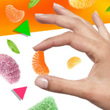 Fruit Slices Jelly Candy | 2 Lb Bag | Dye Free Candy | Tangerine, Orange, Strawberry, Lemon | Naturally Flavored Bulk Chewy Candy for Buffets, Events