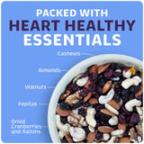 Superior Nut Chicago Heart Healthy Mix - Trail Mix Nuts - Nut Mix w/ Cashews, Almonds, Walnuts, Dried Cranberries & Raisins - Rich in Antioxidants