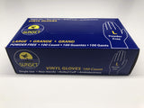 Sunset Powder Free Vinyl Gloves (Large)