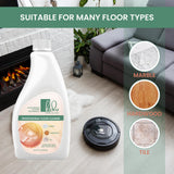 KIDU 2-Pack Multi-Surface Floor Cleaner - Compact by Design, Robot Mop Compatible, 1:300 Concentrate for Hardwood, Tile, Marble - Eco-Friendly