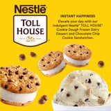 Tollhouse Mini Vanilla Chocolate Chip Cookie Sandwiches, 18 Fl Oz (Frozen), 12 Count