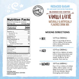 Big Train Reduced Sugar Vanilla Latte Blended Ice Coffee Beverage Mix, 3.5 Pound (Pack of 1)