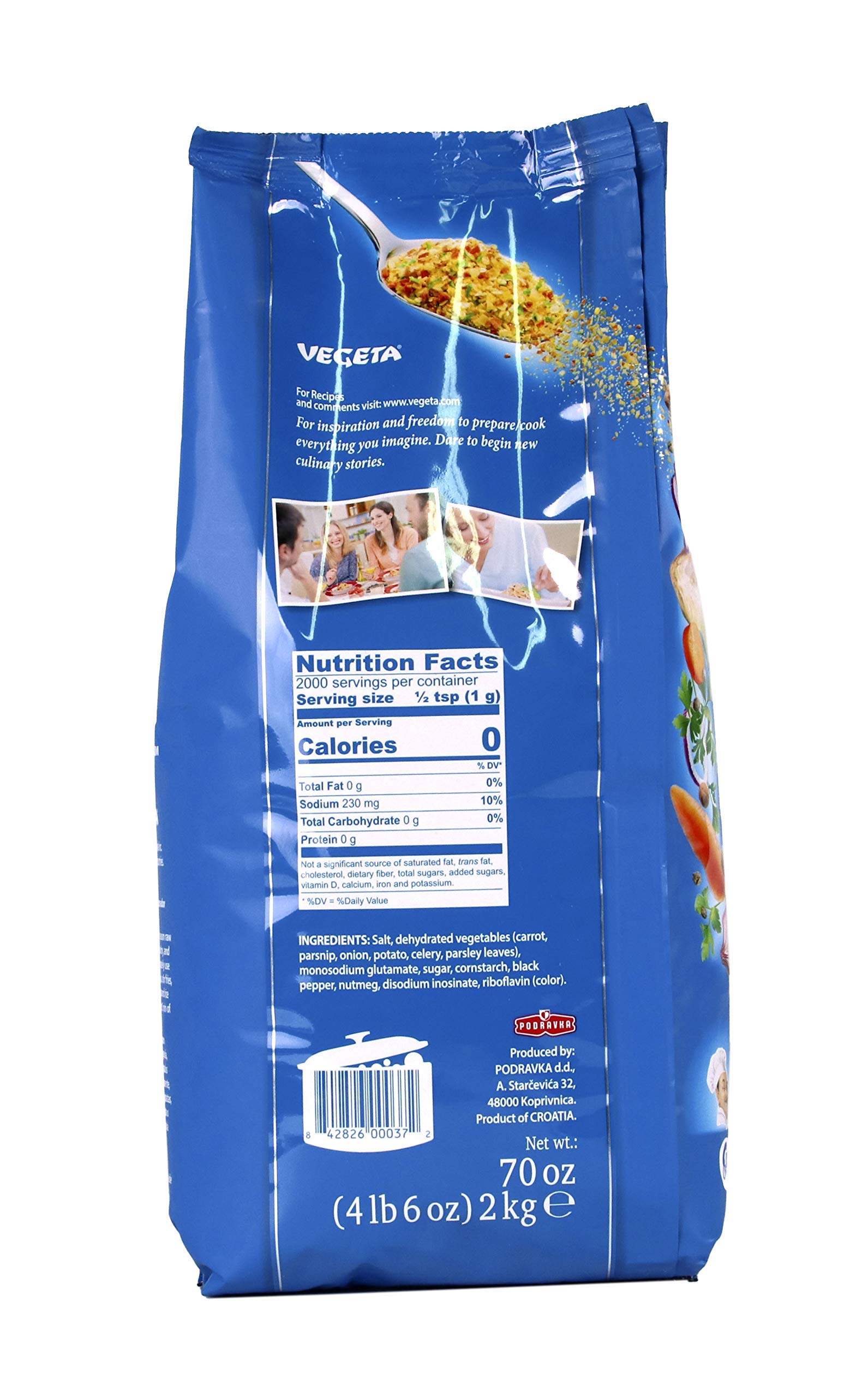 Vegeta All Purpose Seasoning and Soup Mix, 70 Ounce Bag