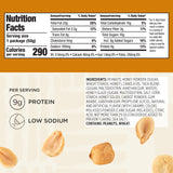 Snak Club Honey Roasted Peanuts, 1.75 oz Bags, 12 Pack