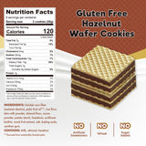 ChocZero Hazelnut Wafer Cookies - No Added Sugar, Keto Friendly, Low Carb Cookies with No Sugar Alcohols, Gluten Free & Individually Wrapped - 8 oz