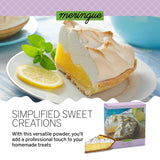 Southern Living Meringue Powder Mix for Baked Goods, Gourmet Topping, Made with Egg Whites, Perfect for Meringue, Cakes, Cookies & More, 1 Box (2 Powder Packs)