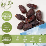 NUTS U.S. - Natural Medjool Dates | Grown In California Desert | Juicy and Sweet | No Added Sugar and Preservatives | Chewy Texture | All Natural