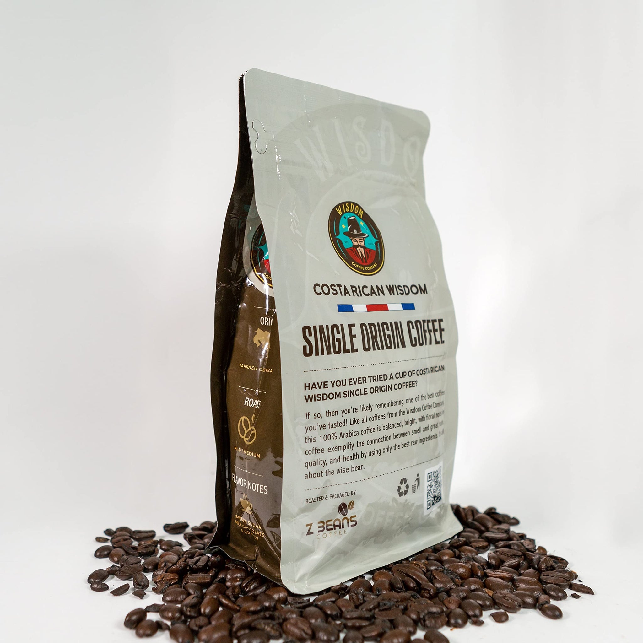 Costa Rican Coffee | Single Origin Coffee | Medium Roast Specialty Coffee | Costa Rican Tarrazu Coffee Whole Bean