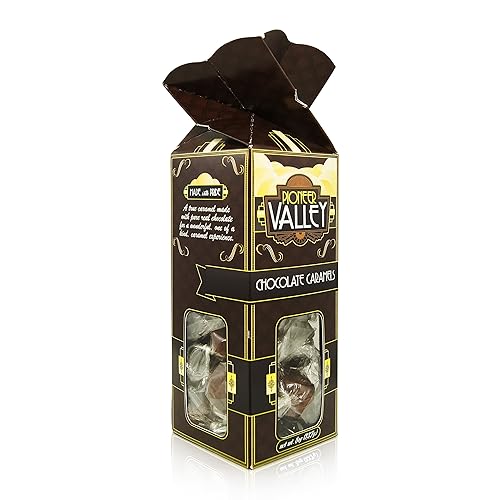 Pioneer Valley Chocolate Caramels 8oz Box (Soft, Premium, Artisanal Caramels)